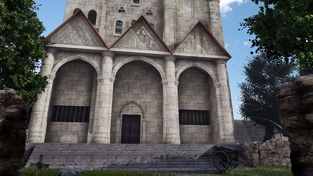 Legendr : Reconstitution historique en réalité virtuelle de l'Abbaye Saint-Germain d'Auxerre