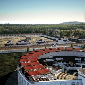 Legendr : Reconstitution 3D du théâtre antique de Châteaubleau