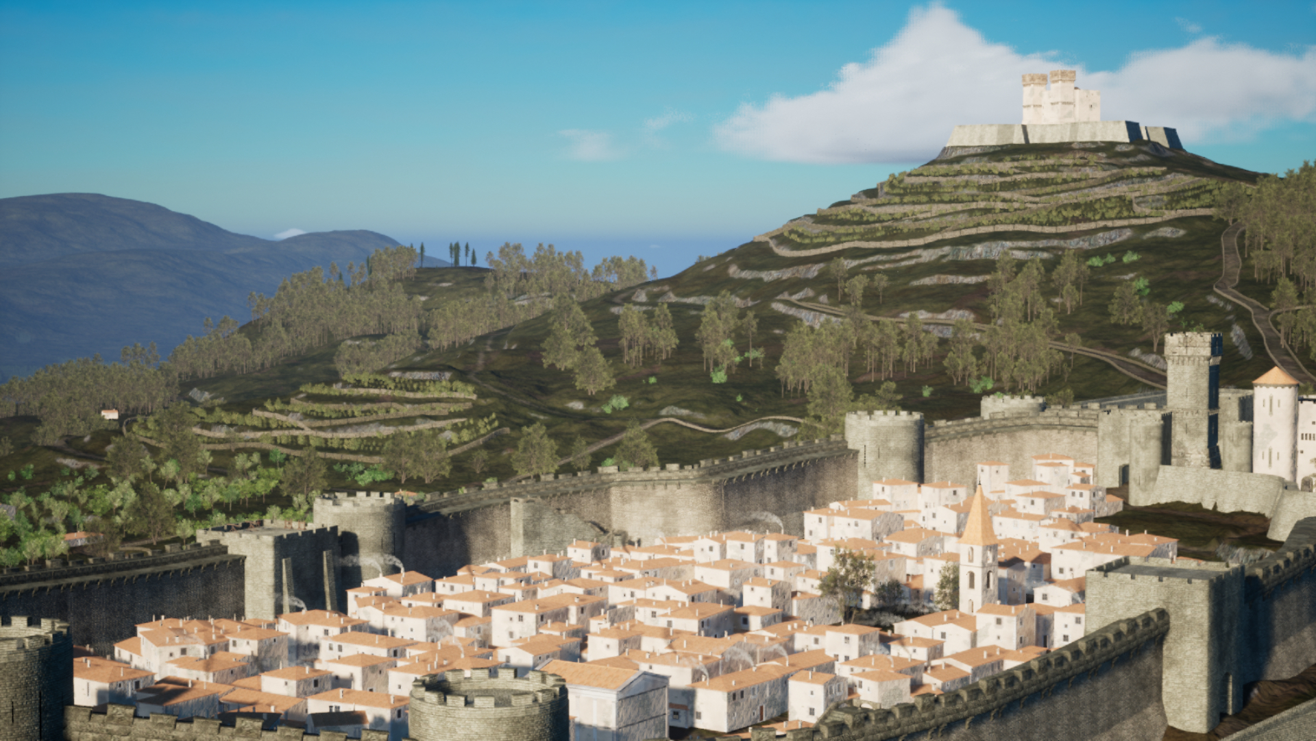 Reconstitution historique de la ville de Privas en réalité virtuelle