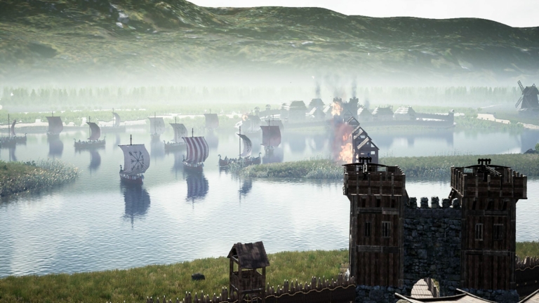 Rendr : Reconstitution historique de Pont-de-l'Arche en Normandie au temps des Vikings - Parcours numérique et touristique Legendr
