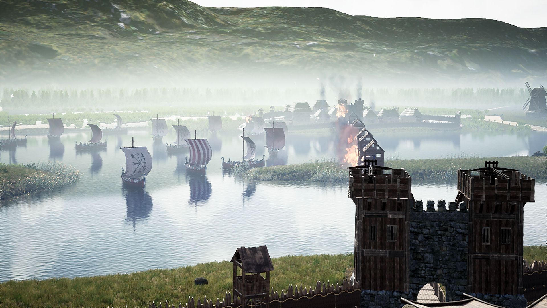 Rendr : Reconstitution historique de Pont-de-l'Arche en Normandie au temps des Vikings - Parcours numérique et touristique Legendr