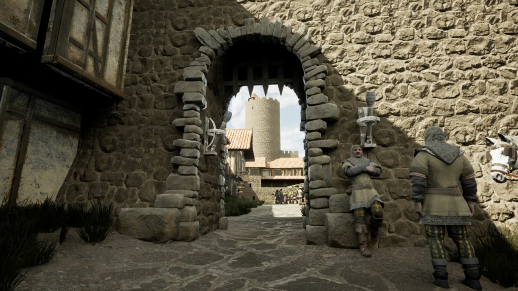 Rendr : Reconstitution historique de la Cité Médiévale de Vouvant en Vendée