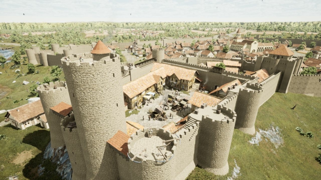 Legendr : Reconstitution historique en réalité virtuelle de la Cité Médiévale de Vouvant en Vendée