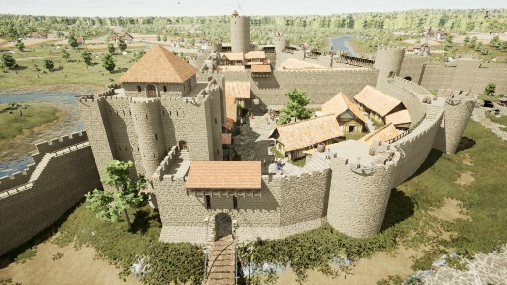 Legendr : Reconstitution historique en réalité virtuelle de la Cité Médiévale de Vouvant en Vendée