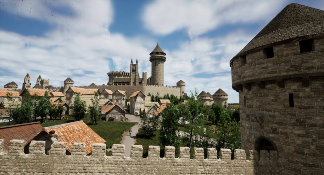Rendr : Château de Decize en réalité virtuelle