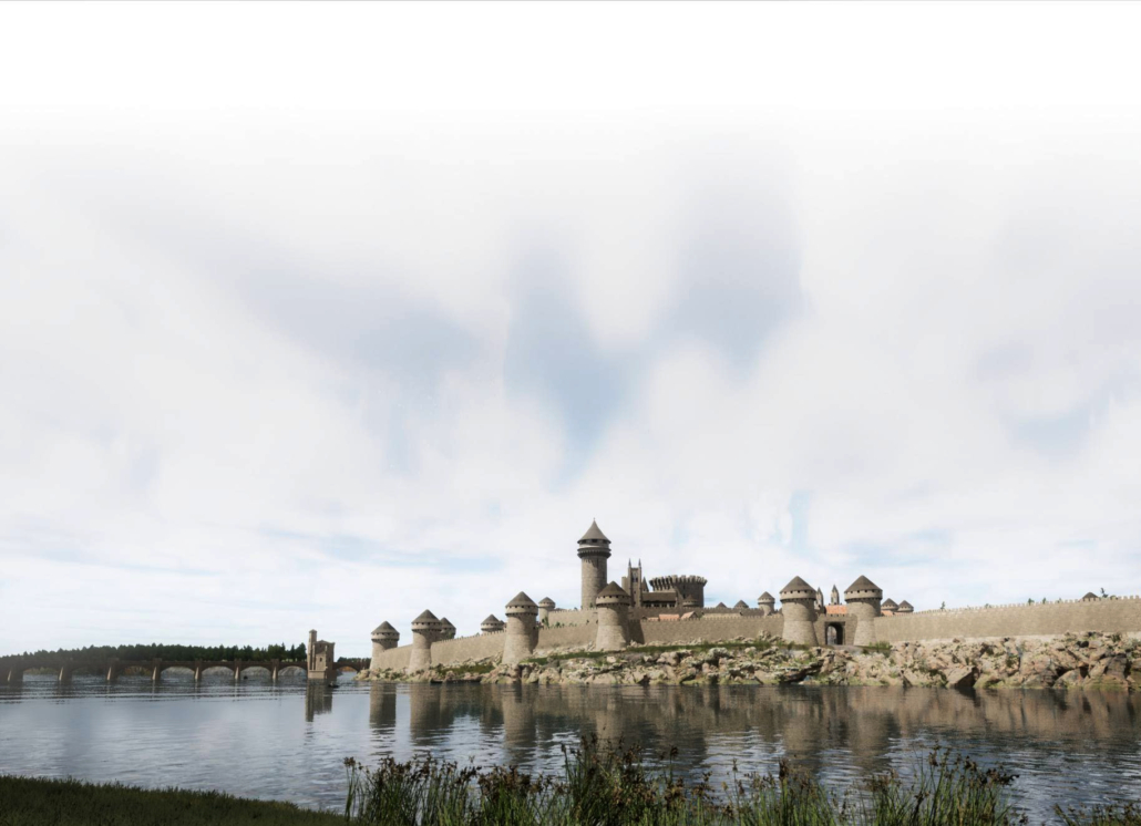 Rendr : Reconstitution du Château de Decize en réalité virtuelle