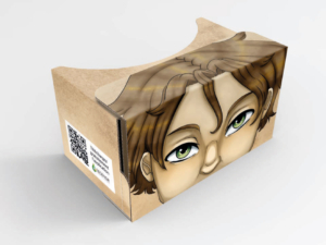 Rendr : Entreprise de réalité virtuelle dans le tourisme - lunette de réalité virtuelle de la ville de Montluçon, vue de l'extérieur.