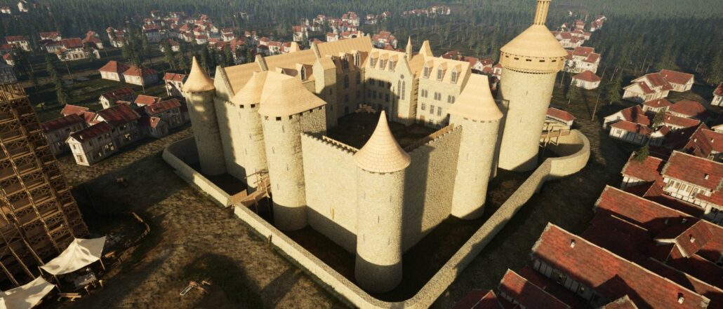 Rendr : Reconstitution historique 3D du Château de Dourdan
