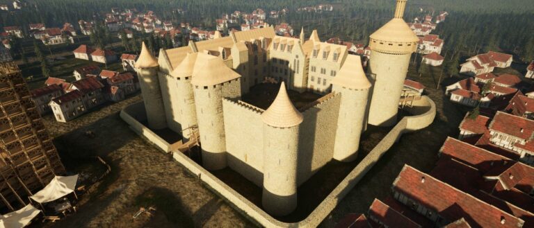 Rendr : Reconstitution historique 3D du Château de Dourdan