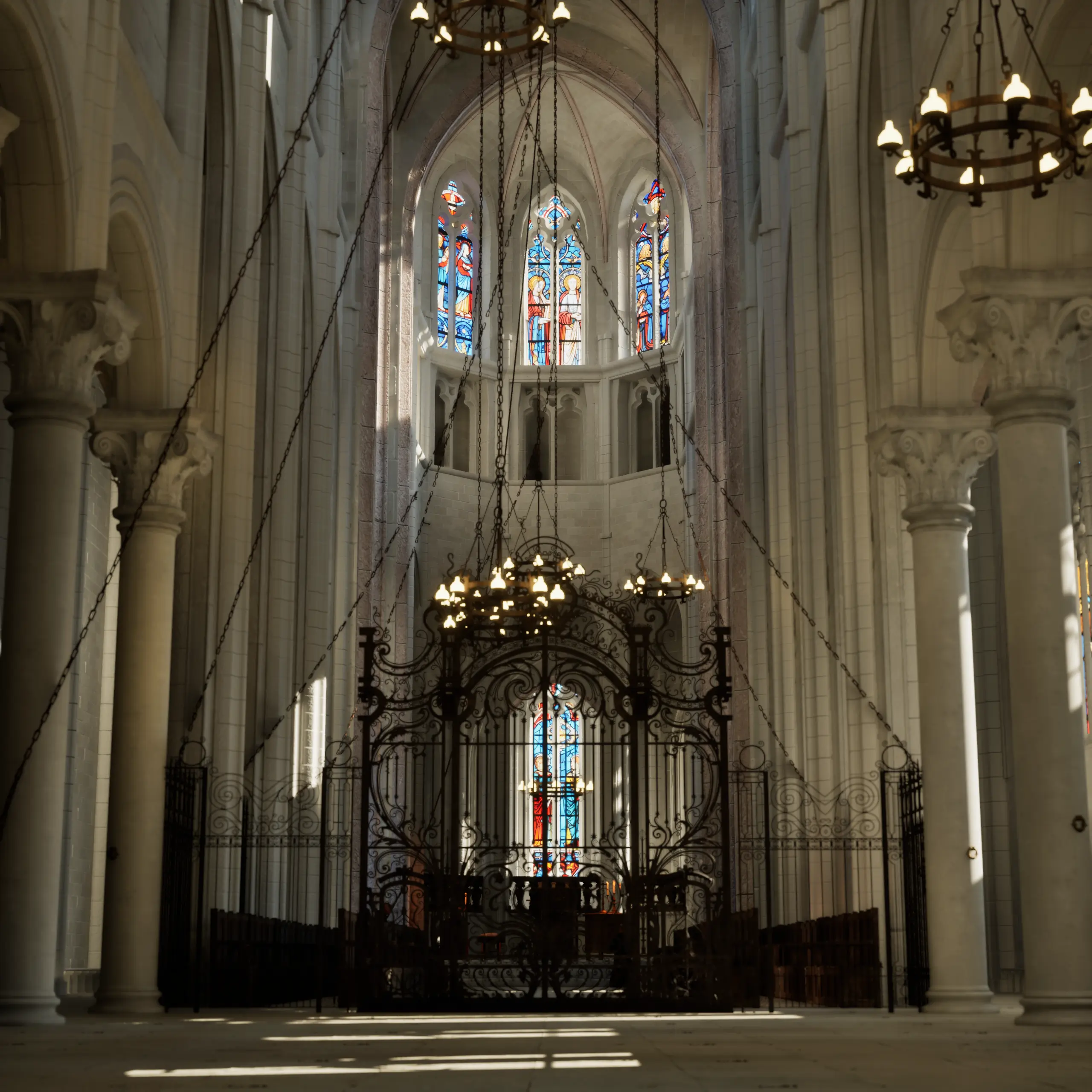 Legendr : Reconstitution de l'Eglise Saint-Germain à Auxerre