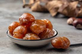 photo de marrons glacés