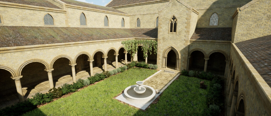 capture d'ecran reconstruction 3D Bergues legendr