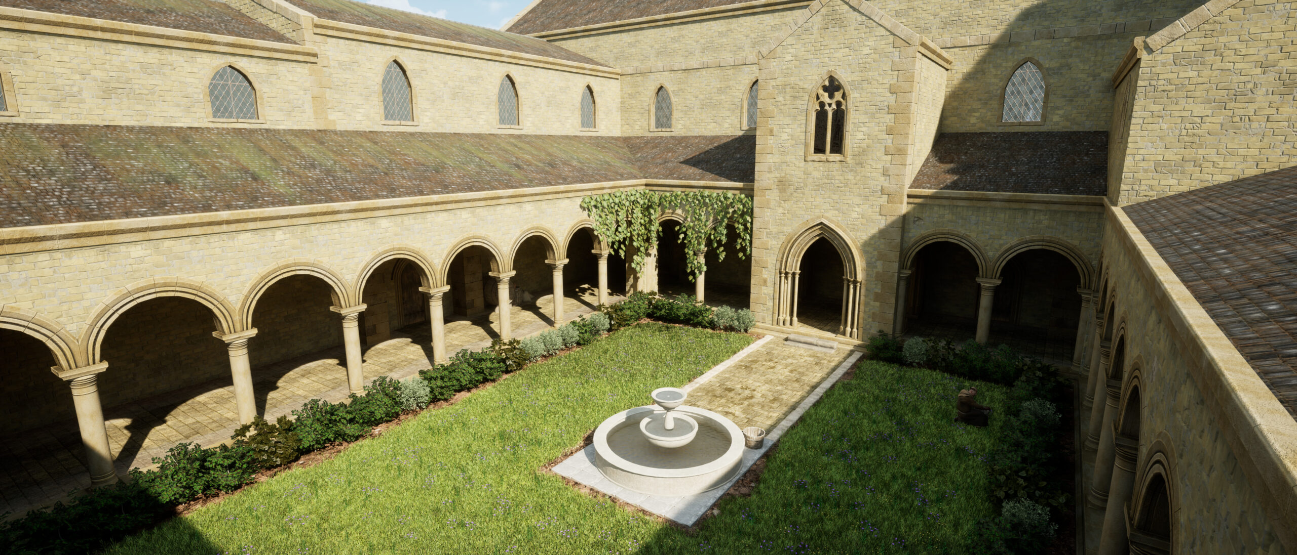 capture d'ecran reconstruction 3D Bergues legendr
