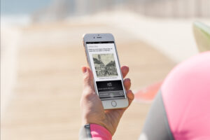 mockup application Legendr Pont l'évêque