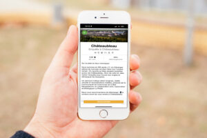 mockup parcours legendr reconsititution 3D Chateaubleau