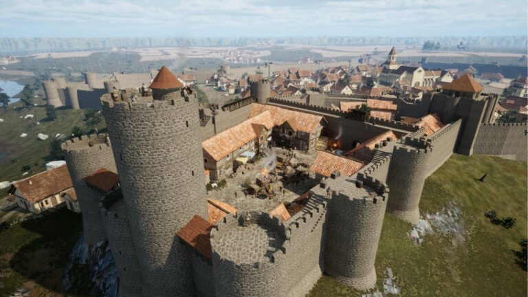 Reconstitution 3D du château de Fontenay