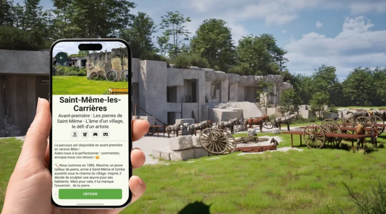 Visite immersive au cœur de la pierre à Saint-Même-les-Carrières