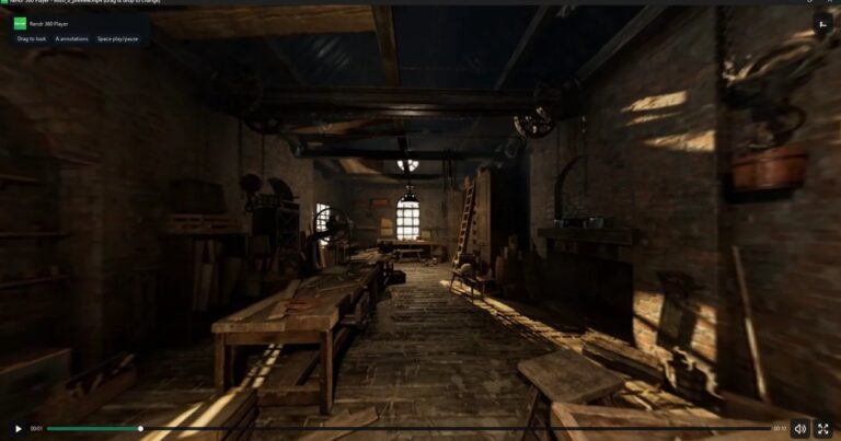 Galerie de mine reconstituée en 3D