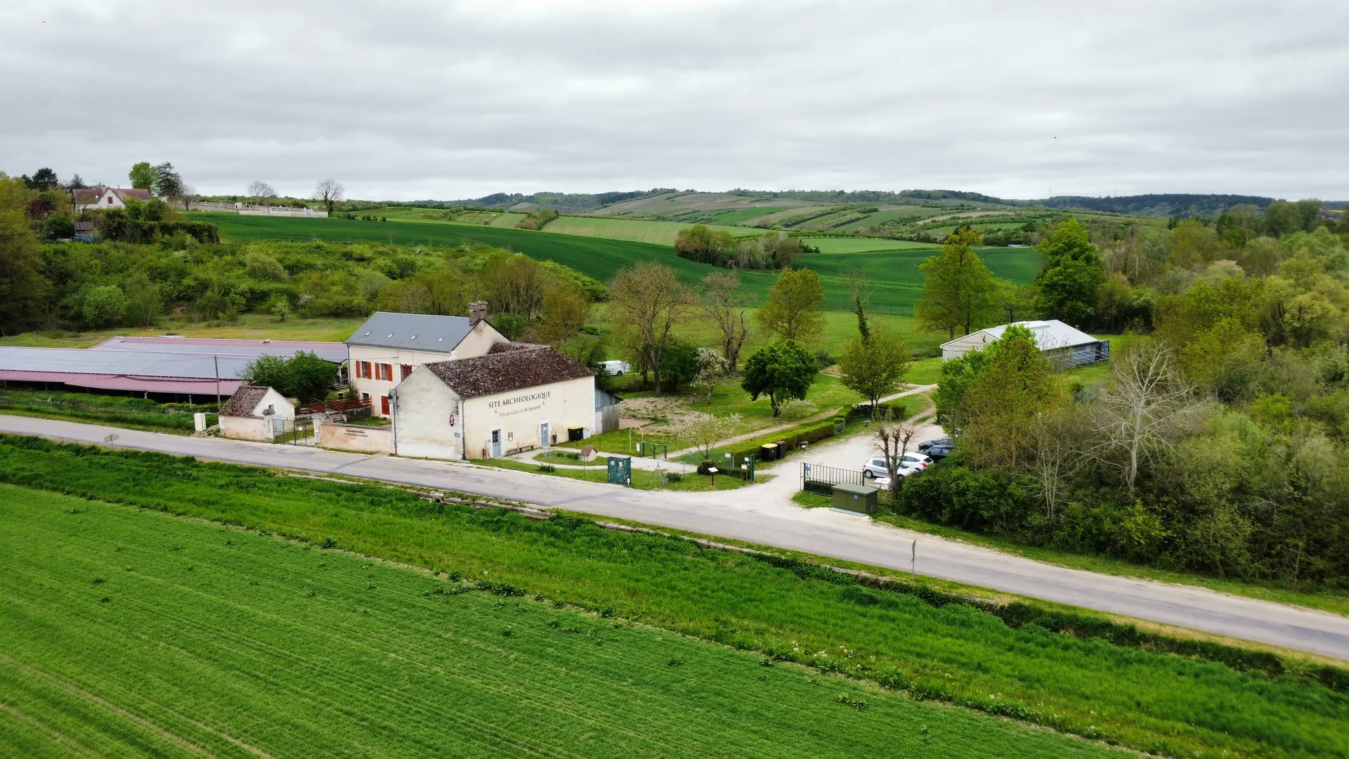 Le site archéologique gallo-romain de la Villa Scoliva à Escolives-Sainte-Camille