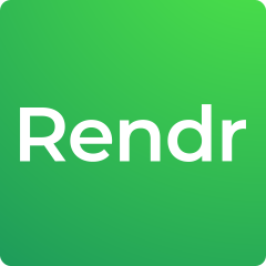 Logo Rendr : réalité virtuelle - reconstitution historique 3D - patrimoine