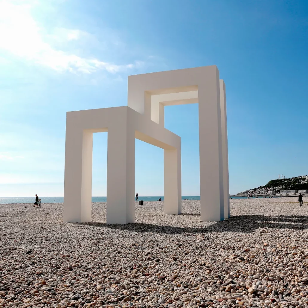 Œuvre UP#3 sur la plage du Havre, Un Été Au Havre