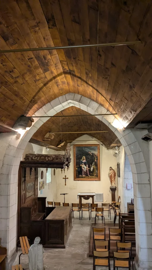 La chapelle nord de l'église de Monéteau