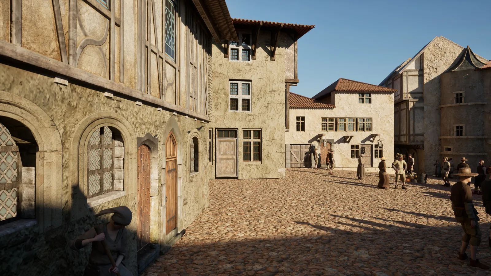 La place et ses maisons La place et ses maisons