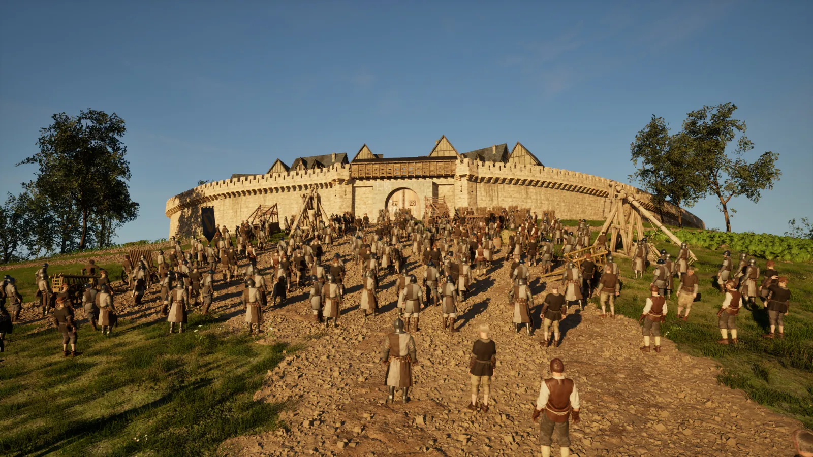 Le siège devant les remparts Le siège devant les remparts