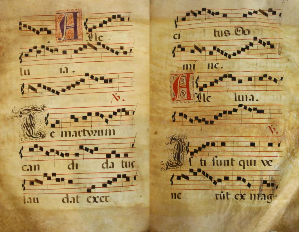 Un antiphonaire enluminé, l’un des secrets à découvrir dans le parcours Legendr