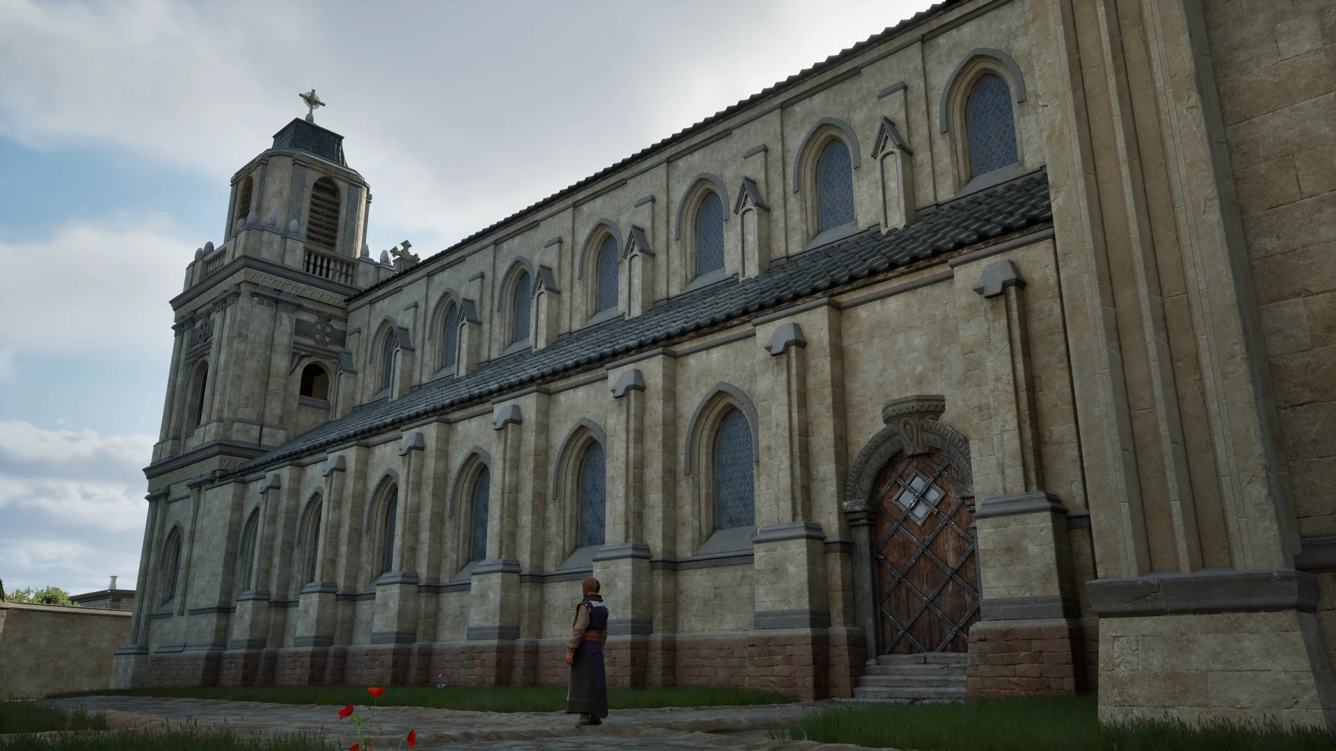 La nef de l’abbatiale La nef de l’abbatiale