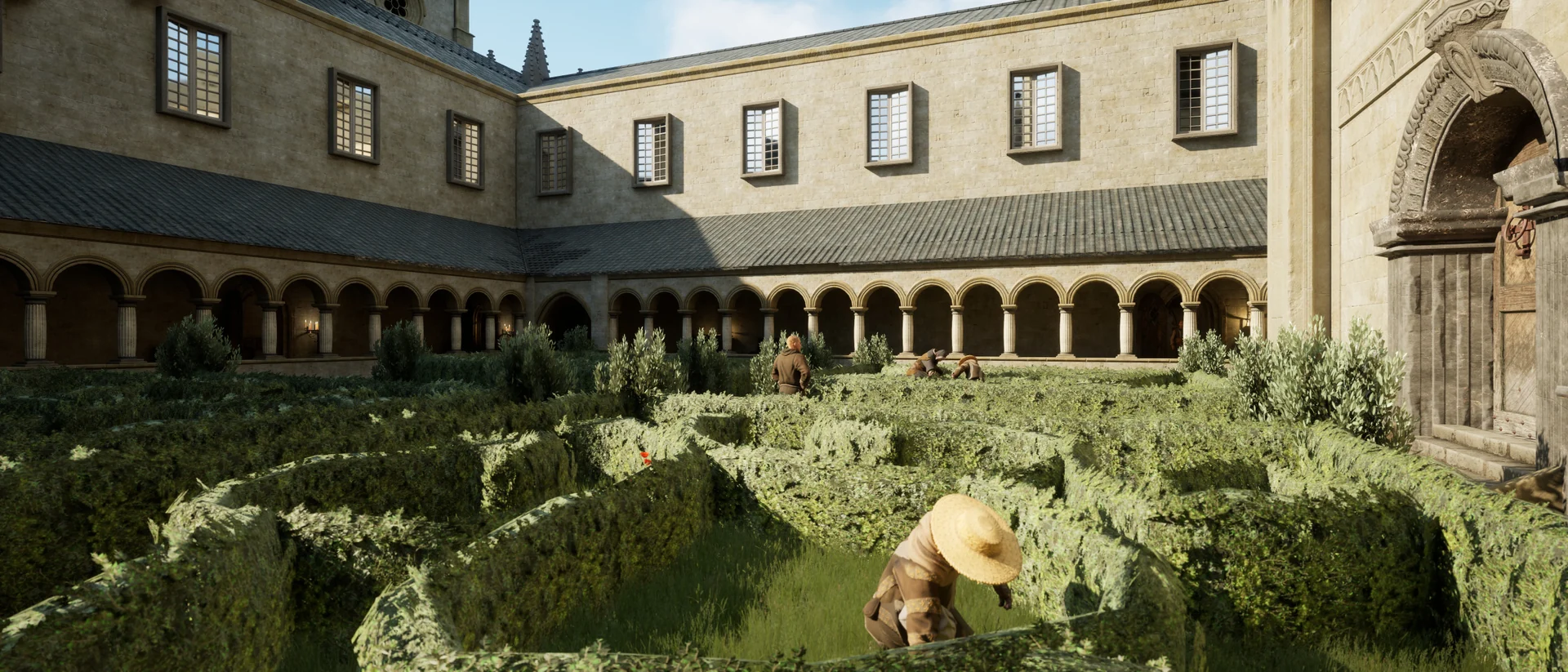 Le jardin du cloître Le jardin du cloître